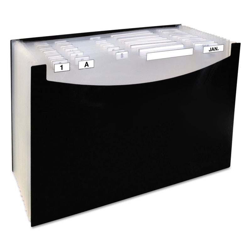 C-Line 48221 21-Pocket Stand-Up Design Expanding File, 12-Inch Exp, Legal, 15 x 9 1/4, Black - Image 5